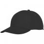 Hades 5 panel cap Solid black