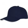 Ceto 5 panel sandwich cap navy