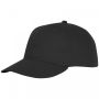 Ares 6 panel cap Solid black