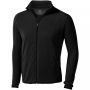 Brossard men's full zip fleece jacket Black