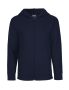 Kids Hoodie w. Zip Navy Blue