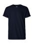 Mens Roll Up Sleeve T-shirt Navy Blue