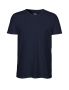 Mens V-neck T-shirt Navy Blue