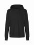 Unisex Jersey Hoodie w. Zip Black