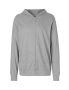 Unisex Jersey Hoodie w. Zip Grey