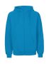 Mens Hoodie w. Zip Turquoise