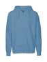 Mens Hoodie w. Zip Light blue