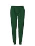 Unisex Sweatpants w. Cuff and Zip Bottle Green