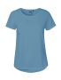 Ladies Roll Up Sleeve T-shirt Light blue