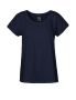 Ladies Loose Fit T-shirt Navy Blue