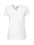 Ladies V-neck T-shirt White