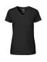 Ladies V-neck T-shirt Black