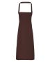 Cotton bib apron Brun