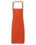 Cotton bib apron Orange