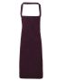 Cotton bib apron Aubergine