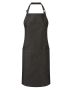 Organic fairtrade denim apron Black Denim