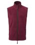 Men's artisan fleece gilet Red