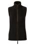 Ladies Artisan Fleece Gilet Black/Brown