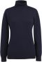 Athens Rollneck Jumper (W) Navy