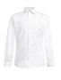 Palermo Slim Fit Single Cuff Shirt (M) White