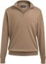 Copenhagen Merino 1/4 Zip Neck (M) Oatmeal