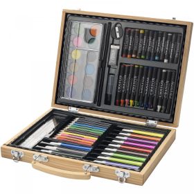 Rainbow 67-piece colouring set White