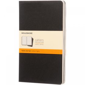 Moleskine Cahier Journal L - ruled Black