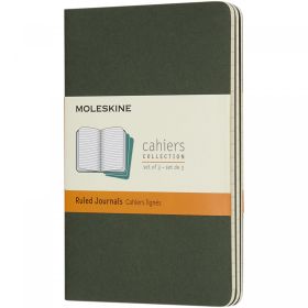 Moleskine Cahier Journal PK - ruled Green