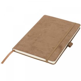 Carbony A5 suede notebook Brown