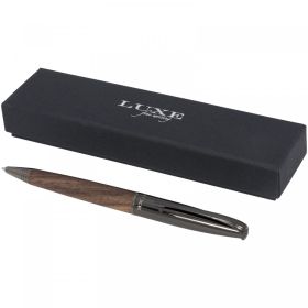 Loure wood barrel ballpoint pen (black ink) Black