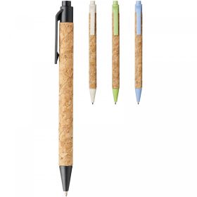 Midar cork and wheat straw ballpoint pen Beige