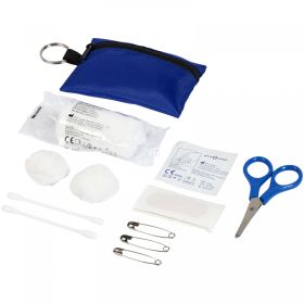 Valdemar 16-piece first aid keyring pouch Royal blue