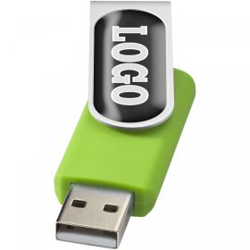 Rotate-doming 2GB USB flash drive Green