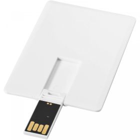 Slim card-shaped 2GB USB flash drive White