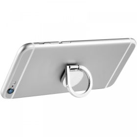 Cell aluminium ring phone holder Silver