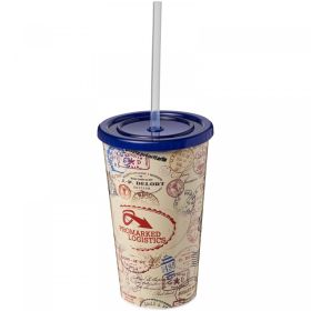 Brite-Americano® 350 ml double-walled stadium cup Blue