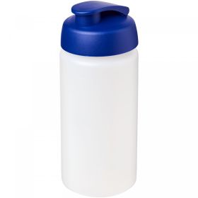 Baseline® Plus grip 500 ml flip lid sport bottle Transparent