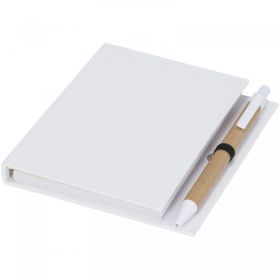 Colours combo pad with pen White