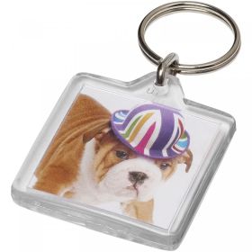 Vial U1 square keychain Transparent