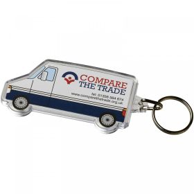 Combo van-shaped keychain Transparent