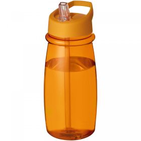 H2O Active® Pulse 600 ml spout lid sport bottle ORANGE