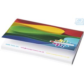 Sticky-Mate® A7 soft cover sticky notes 100x75mm White