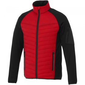 Banff men's hybrid insulated jacket RED