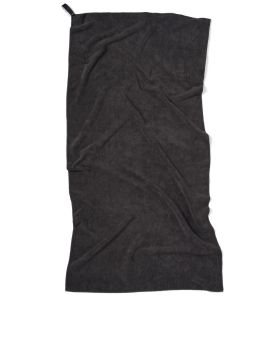 RPET active dry towel Black