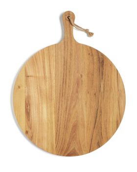 Buscot Round Serving Board - Brown