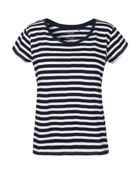 Ladies Loose Fit T-shirt Blue