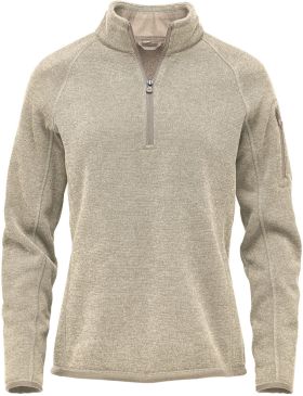 Avalanche 1/4 Zip Pullover (W) Sand heather