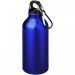 Oregon 400 ml aluminium water bottle with carabiner Blue