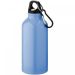 Oregon 400 ml aluminium water bottle with carabiner Light blue