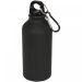 Oregon 400 ml matte water bottle with carabiner Solid black